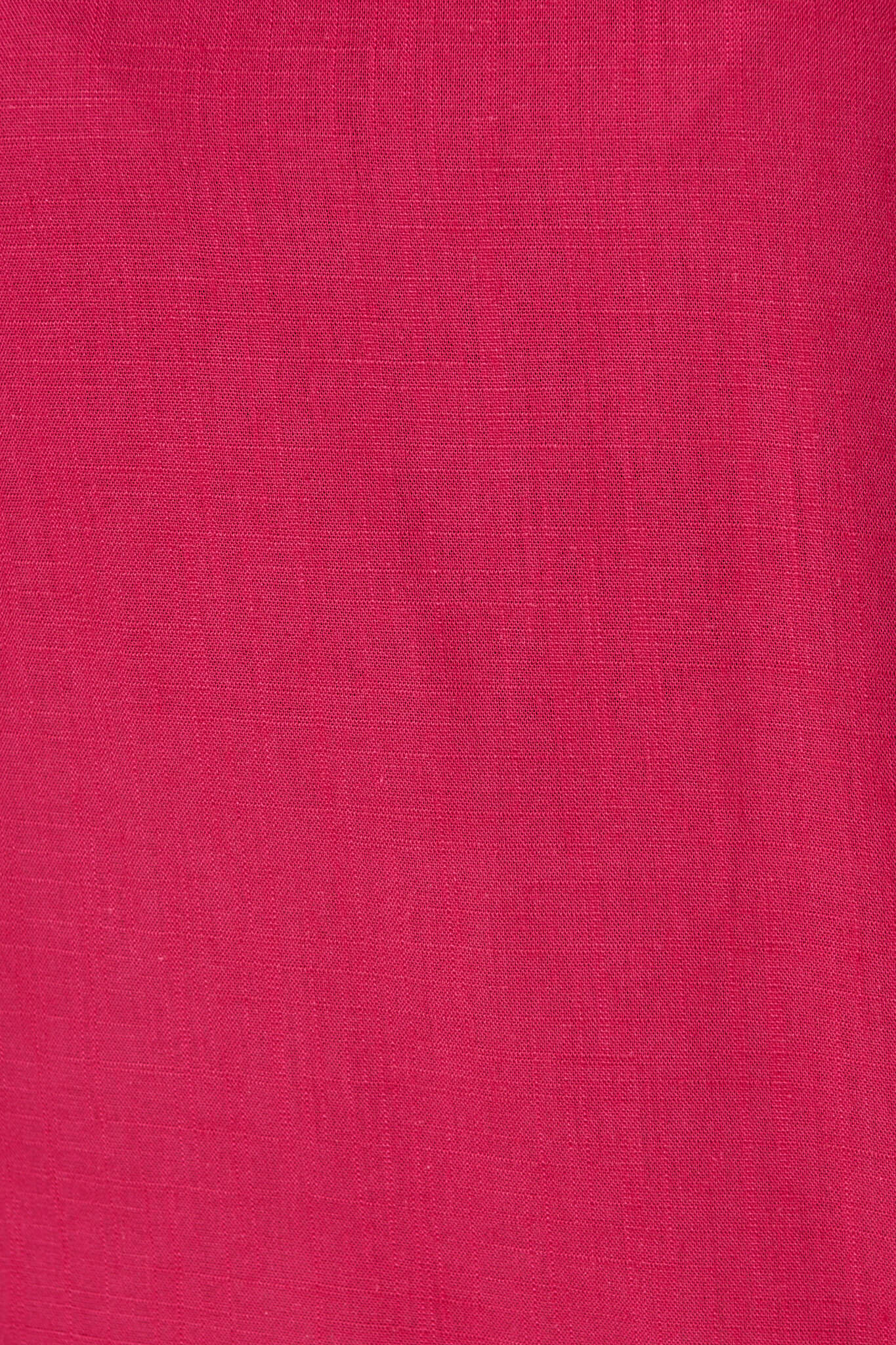 Melanie Top In Deep Rose Cotton Linen Blend