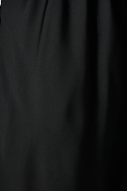 Sarita Maxi Off Shoulder Dress in Black Satin