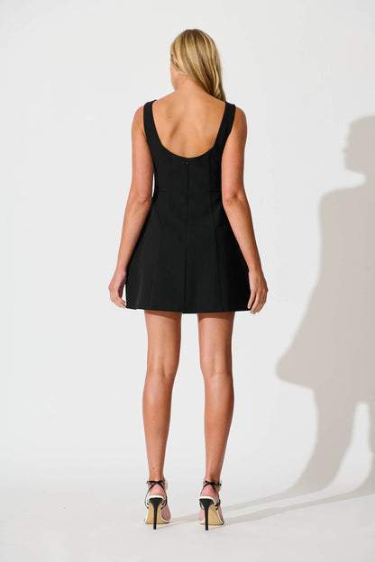 Iona Dress in Black