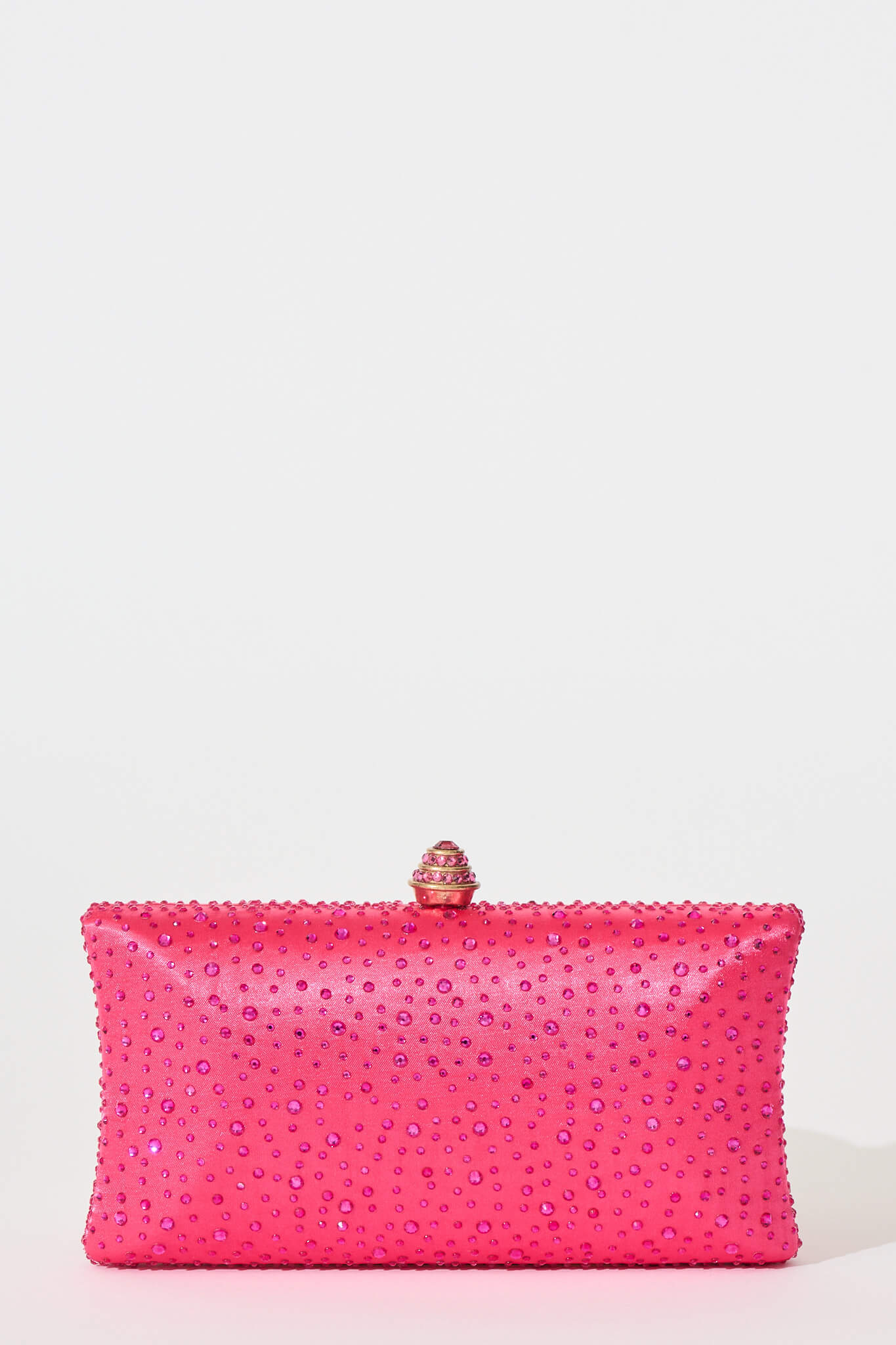 Sonia Clutch Bag in Pink Diamante