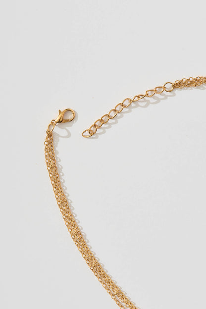 Elia Layered Necklace in Gold