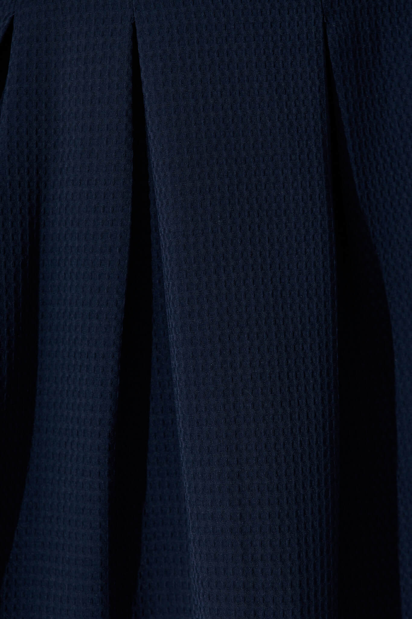 Beth Dress In Textured Navy