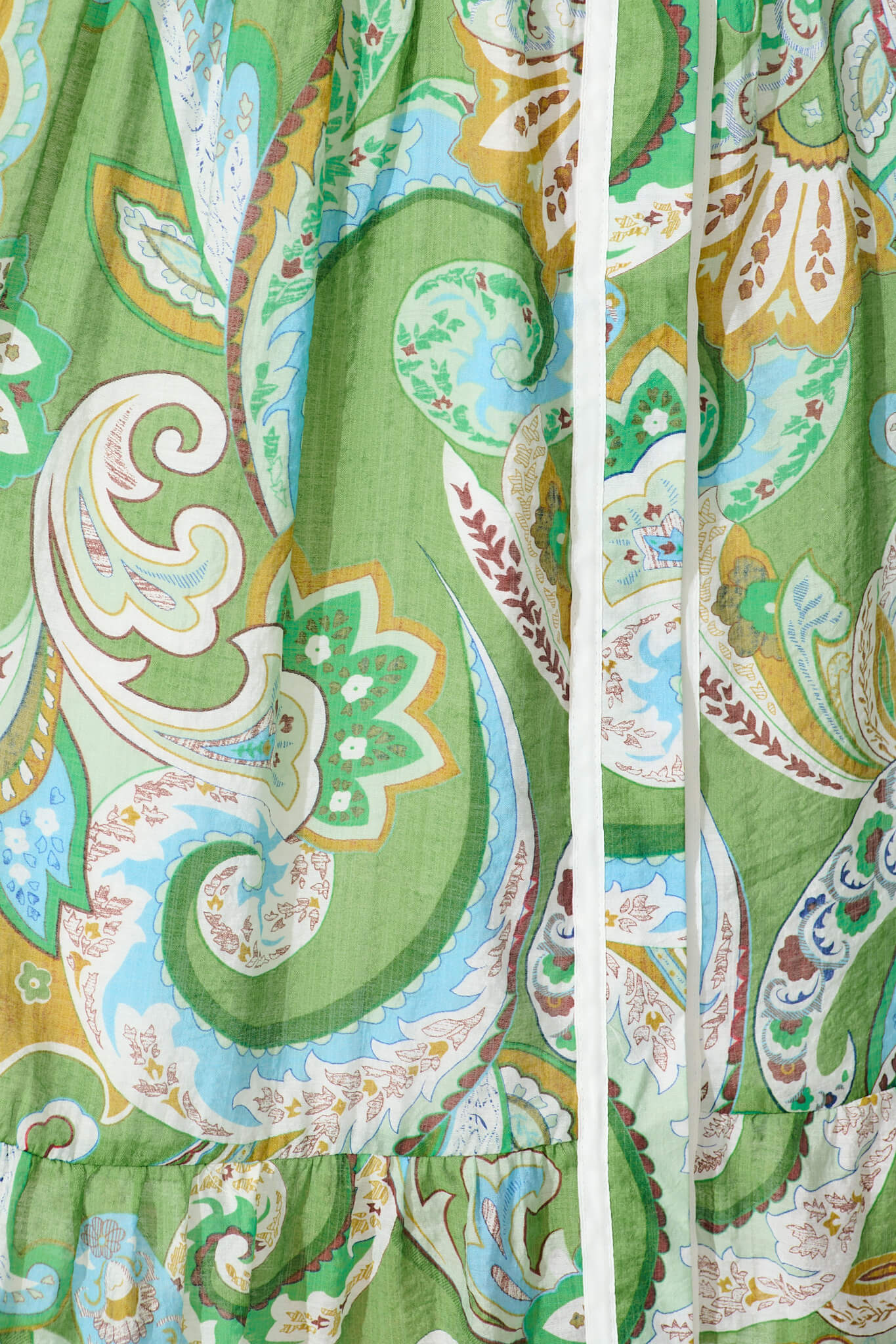 Dion Maxi Shirt Dress In Green Multi Print