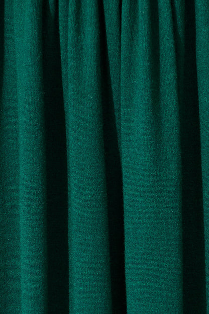 Dove Midi Knit Dress in Emerald