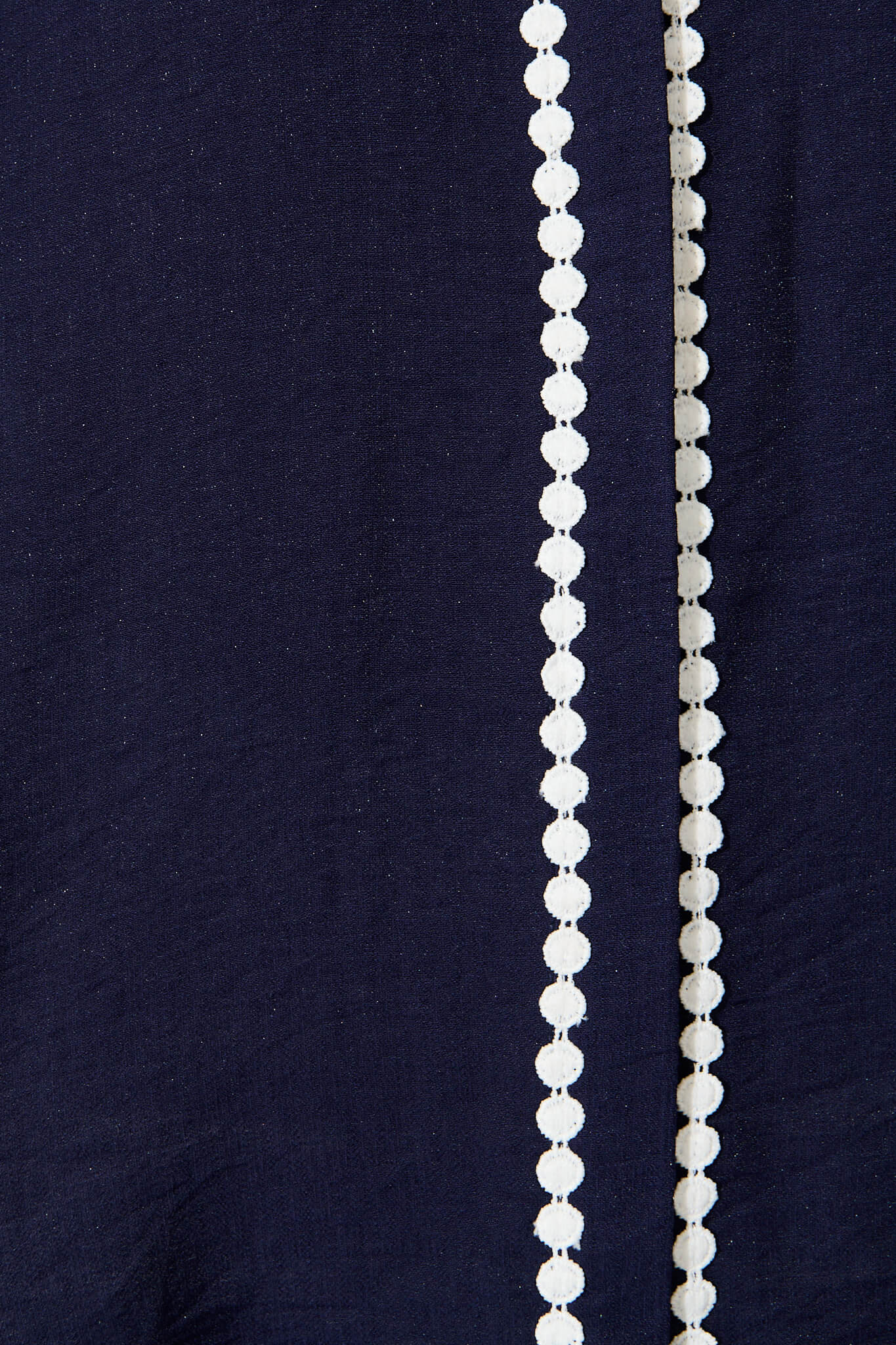 Lynelle Shirt in Navy with White Contrast Trim