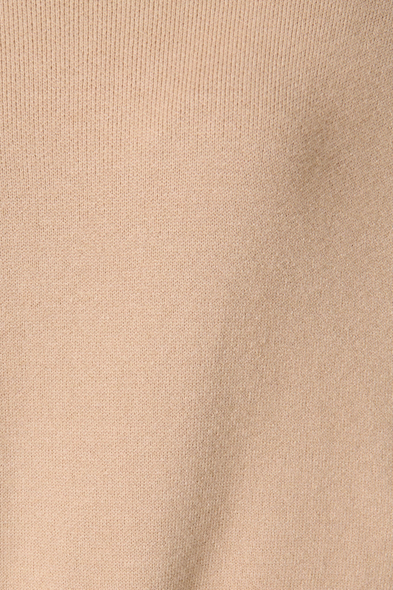 Kennedi Sequin Sleeve Detail Knit in Beige Wool Blend