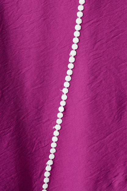 Lovingly Maxi Shirt Dress in Plum