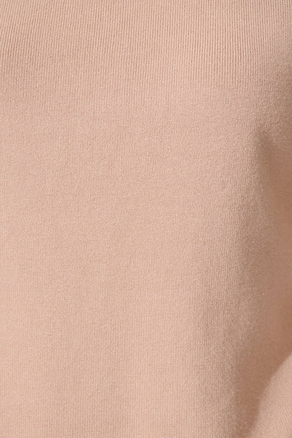 Louisa Knit Top in Toffee Wool Blend