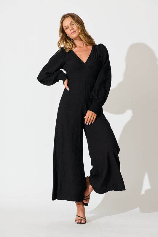 Yasmin Jumpsuit in Black