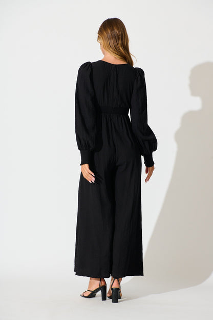 Yasmin Jumpsuit in Black