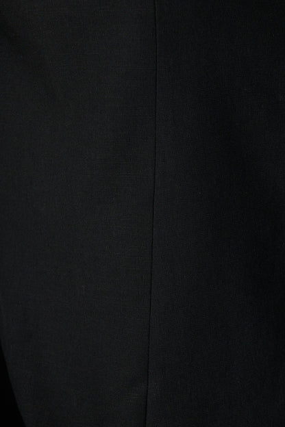 Elira Vest in Black Linen Blend