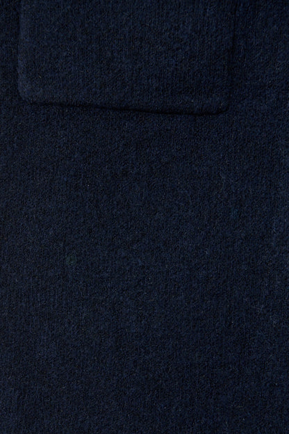 Quinzy Knit Coat In Navy