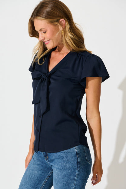 Erin Top in Navy