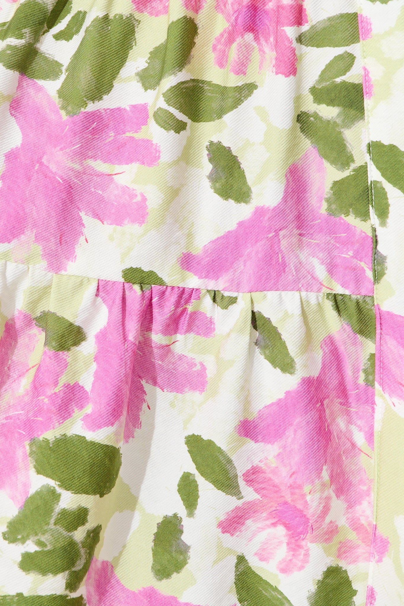 Adara Dress in Pink and Green Floral
