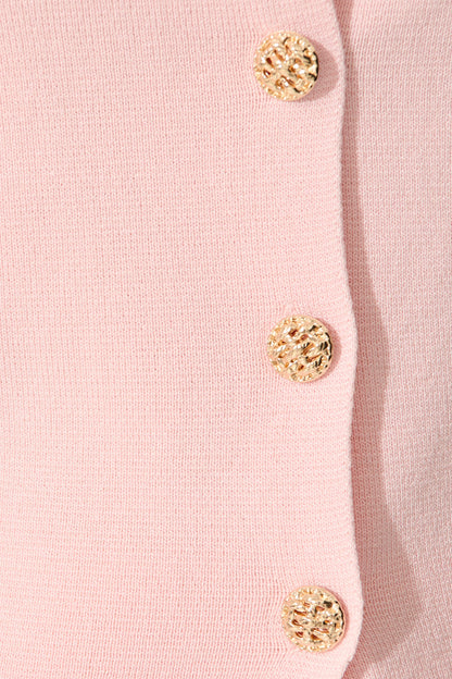 Naomi Knit Vest in Pink