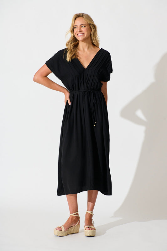 Karina Maxi Dress in Black