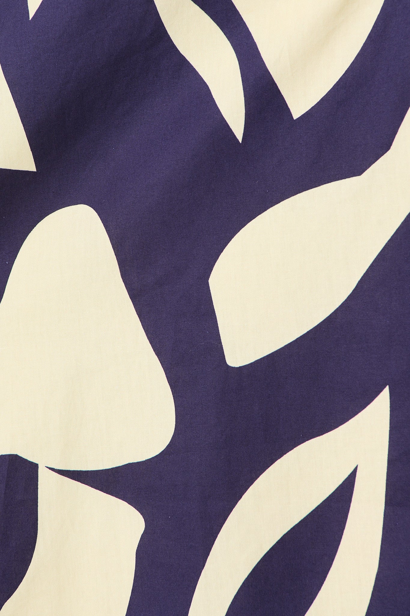 Hailey Dress in Navy and Cream Print Cotton