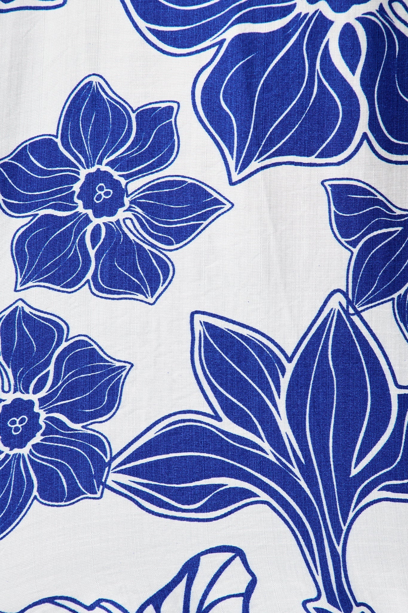 Colette Shirt in Cobalt Floral