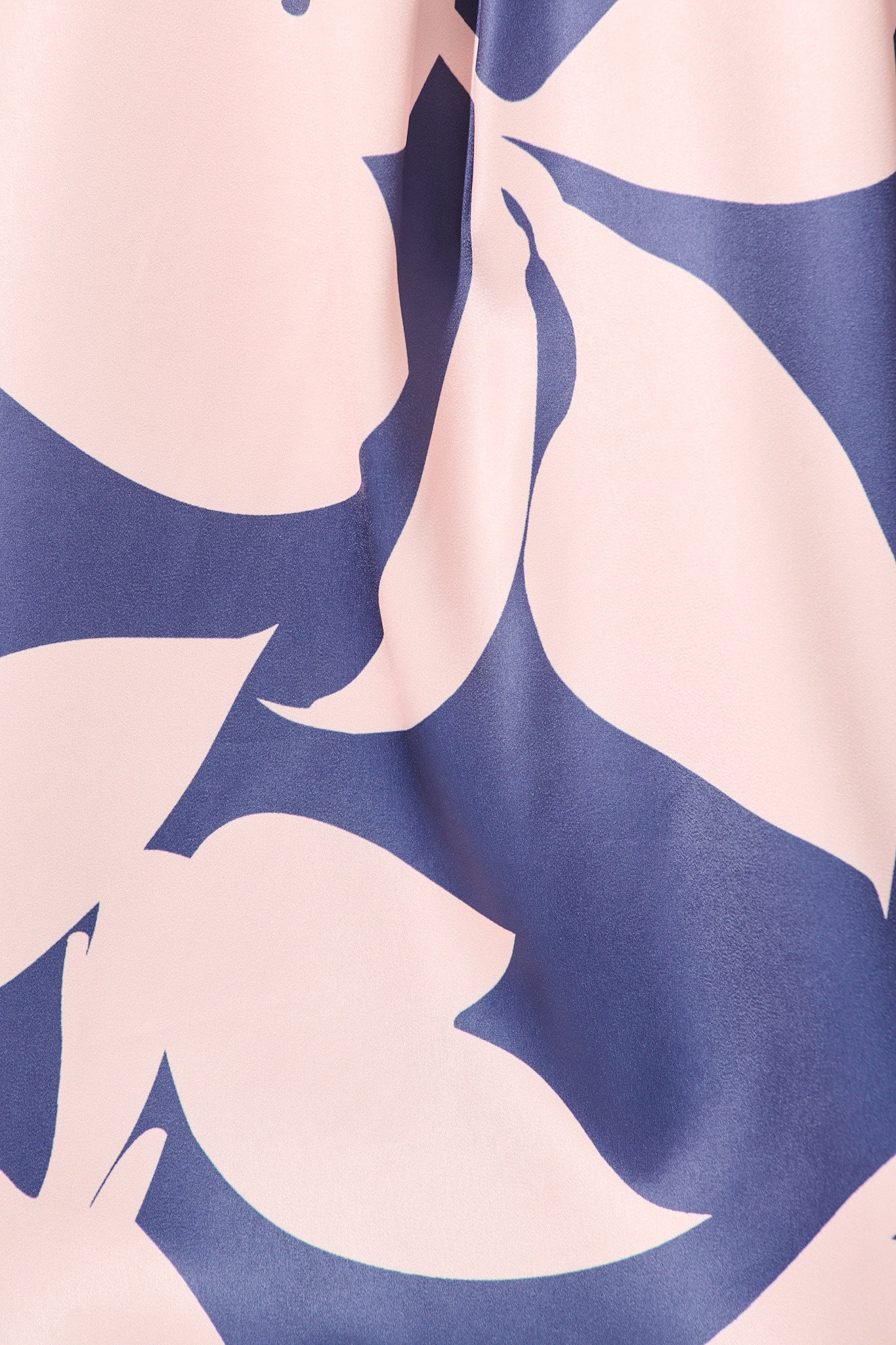 Callia Shirt in Navy with Blush Print