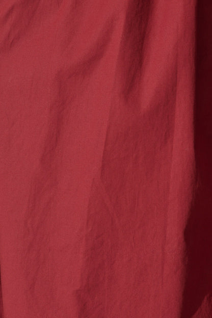 Alani Midi Shirt Dress in Wine Cotton