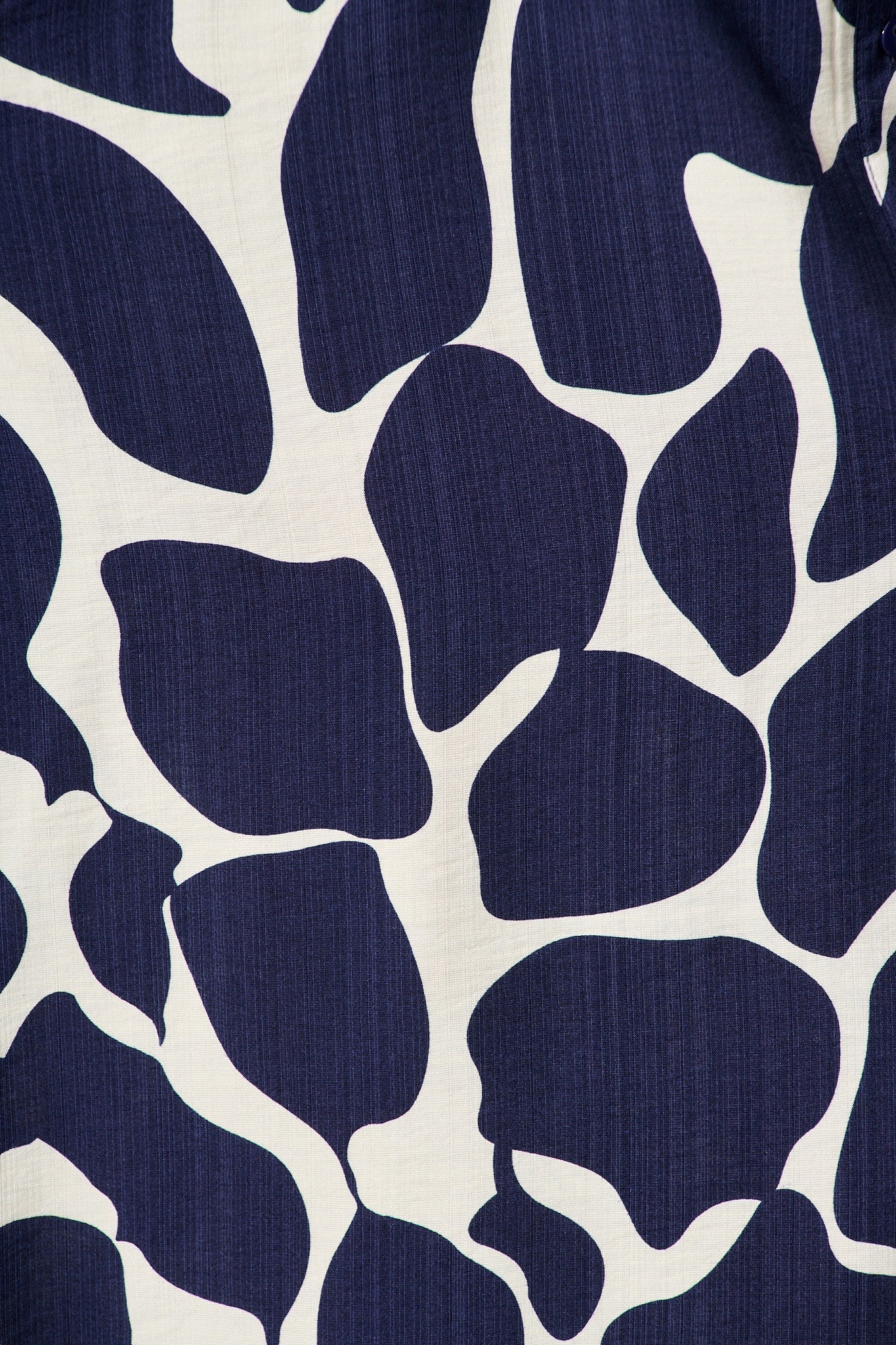 Sweet Talk Midi Shirt Dress in Navy and Cream Print