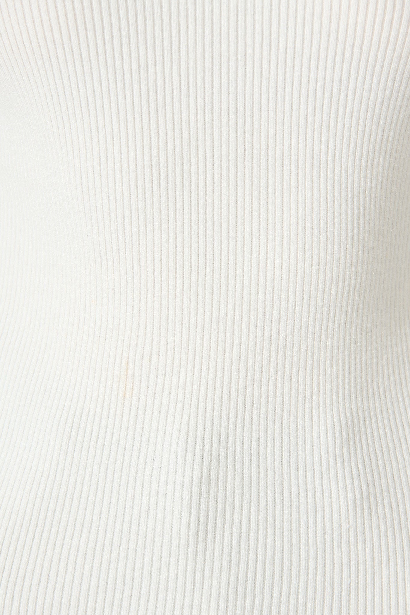 Levine Knit In White Cotton Blend