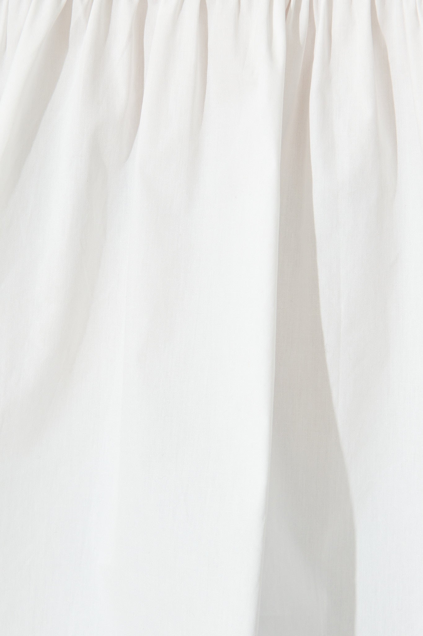 Carrie Shirt in White Cotton