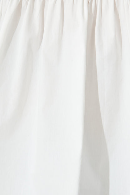 Carrie Shirt in White Cotton