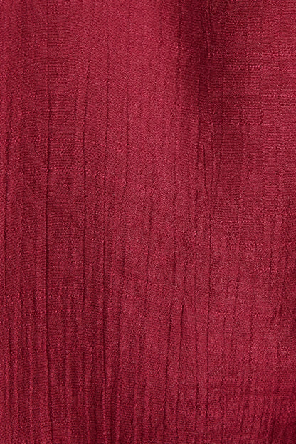 Ariella Top in Wine Cotton Blend