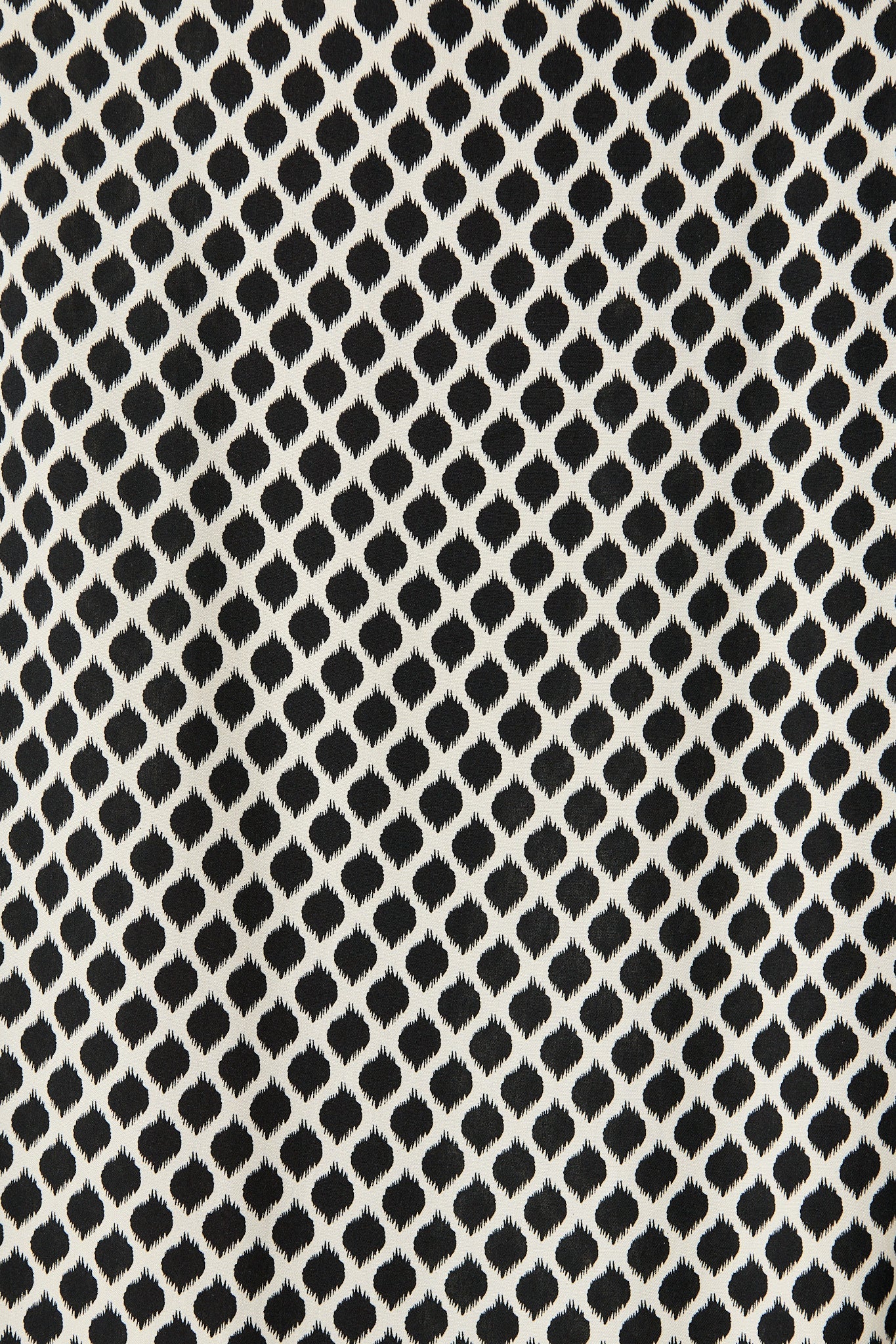 Goldie Wide Leg Pant in Black and Cream Geometric Print