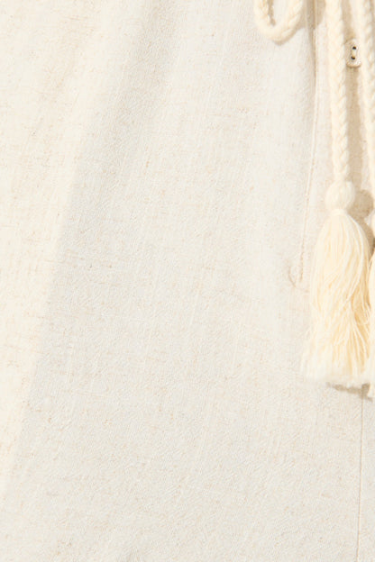 Bonito Playsuit in Oatmeal Linen Blend