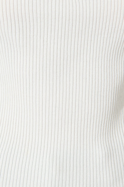 Radiant Tank Top in White Cotton Blend