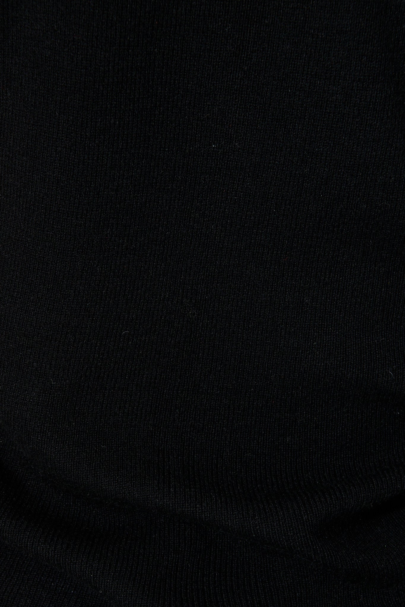 Opal Knit Top in Black Cotton Blend