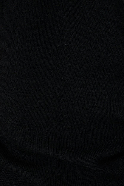 Opal Knit Top in Black Cotton Blend