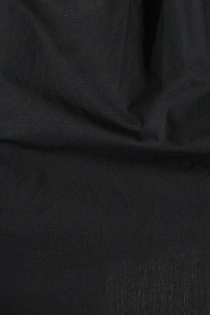 Sofia Tie Front Dress in Black Cotton