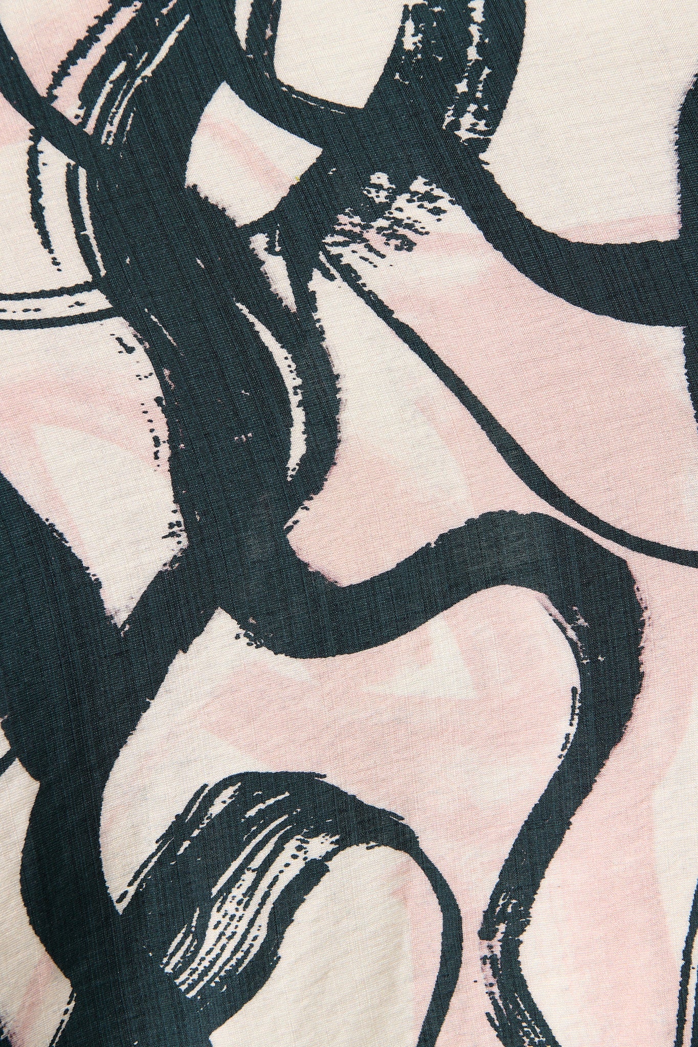 Impulse Midi Shirt Dress in Cream Multi Print