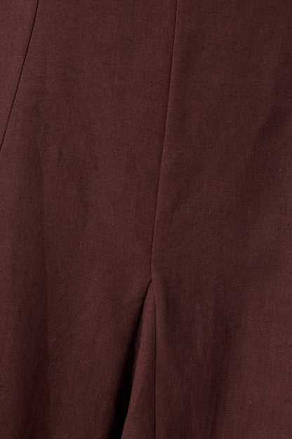 Remy Dress in Chocolate Linen Blend
