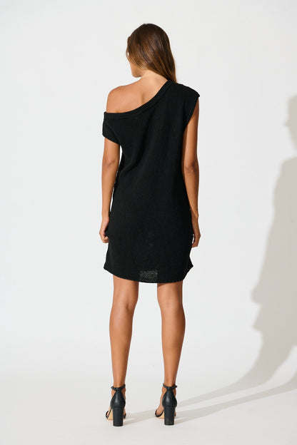 Angelica Knit Dress in Black