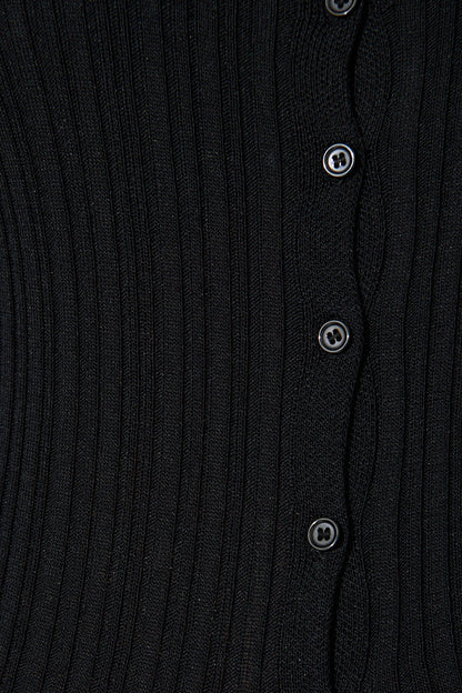 Mariella Knit Cardigan in Black