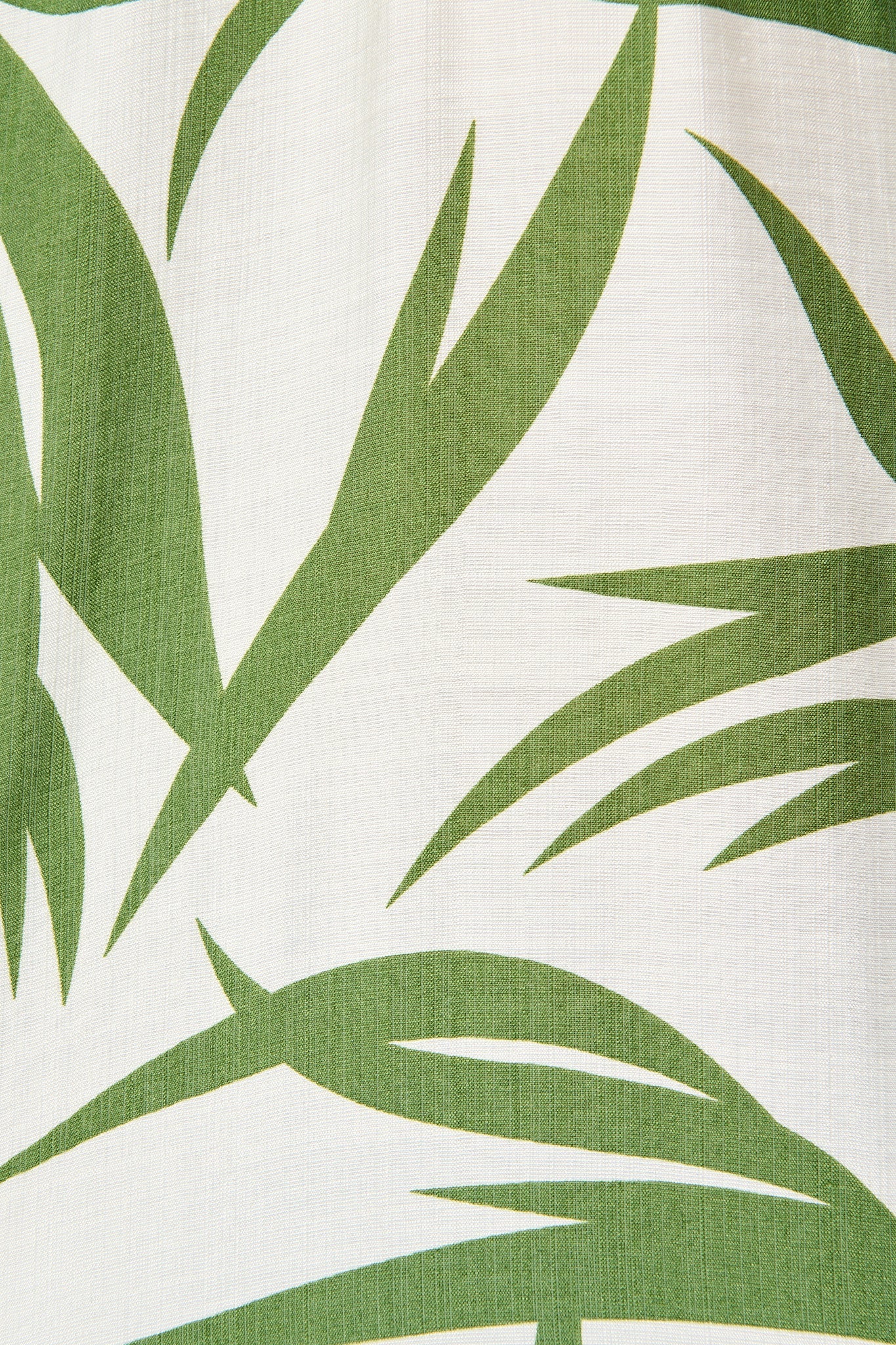 Kelsie Top in Green Leaf Print