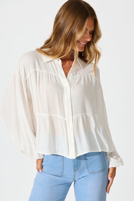 Luella Shirt in White