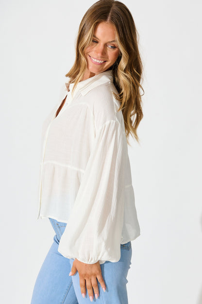 Luella Shirt in White