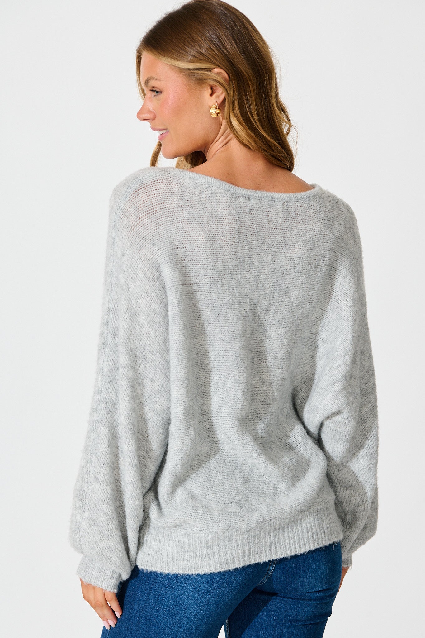 Bree Knit in Grey Marle