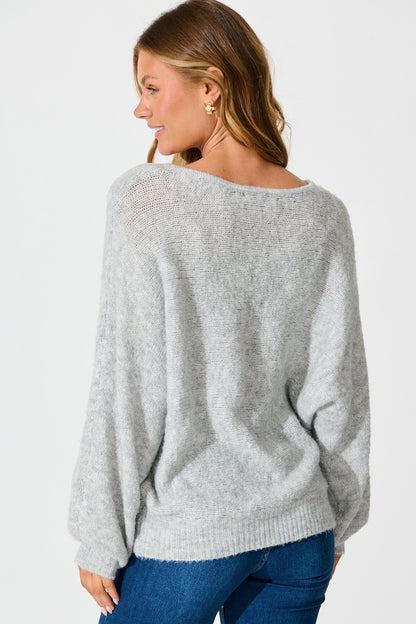 Bree Knit in Grey Marle