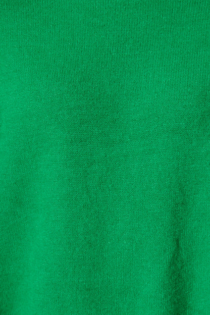 Rochelle Knit In Green Wool Blend