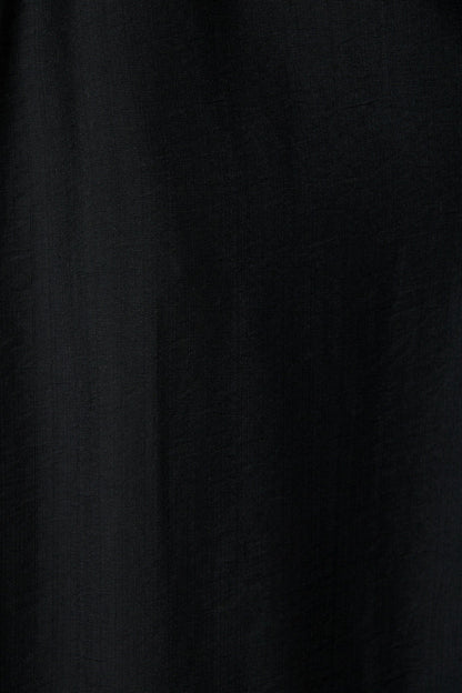 Sweet Talk Midi Shirt Dress in Black