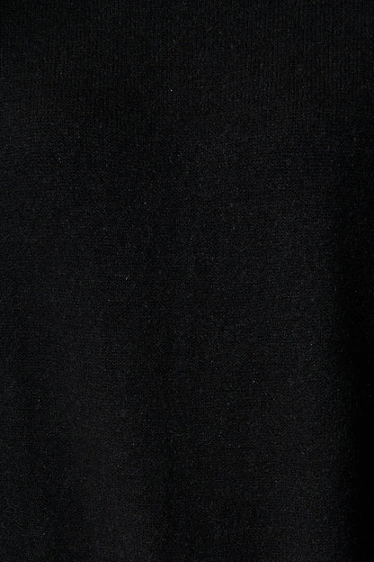 Nessa Knit In Black Wool Blend
