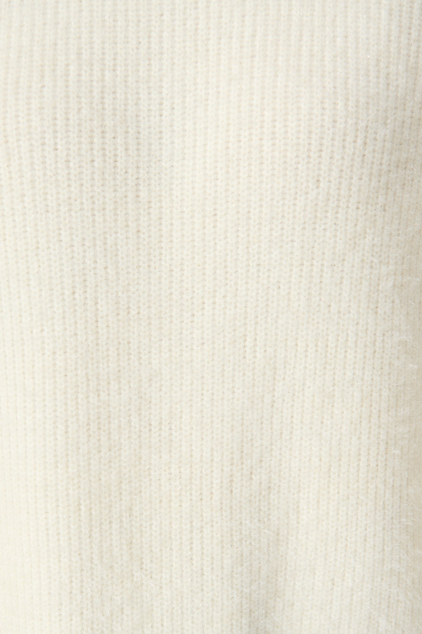 Arla Knit In White Wool Blend