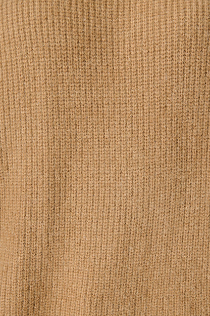 Arla Knit In Mocha Wool Blend
