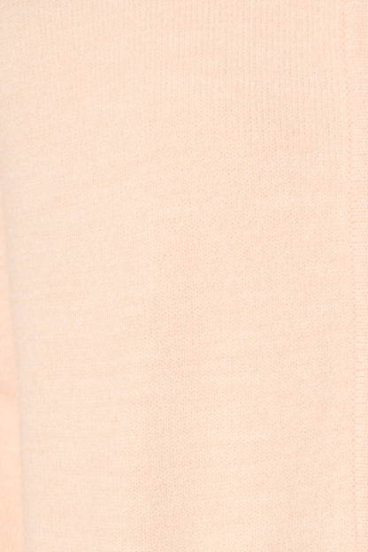 Astrid Knit Cardigan In Blush Wool Blend